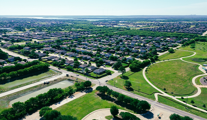 Arlington city landscape