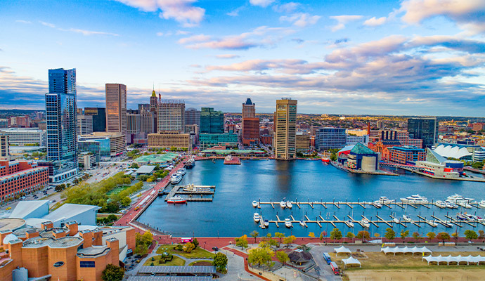 Baltimore city landscape