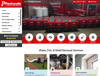 Panhandle Cleaning & Restoration Home Page