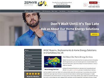 Zephyr Environmental Solutions Home Page