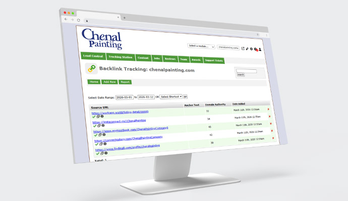 Chenal Painting backlinks on Jupiter Platform