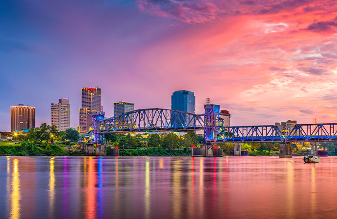 Little rock city view