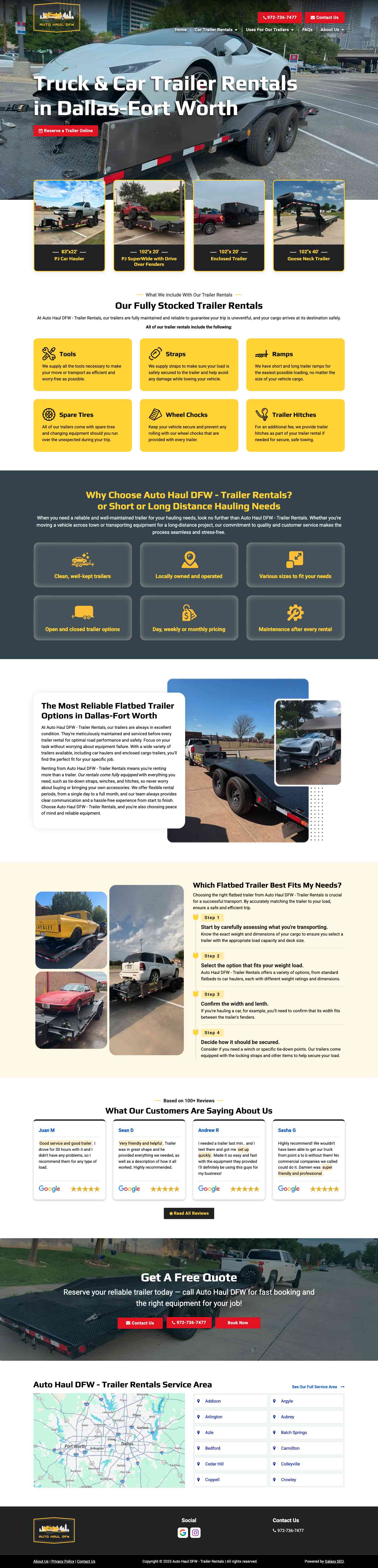 Auto Haul DFW - Trailer Rentals