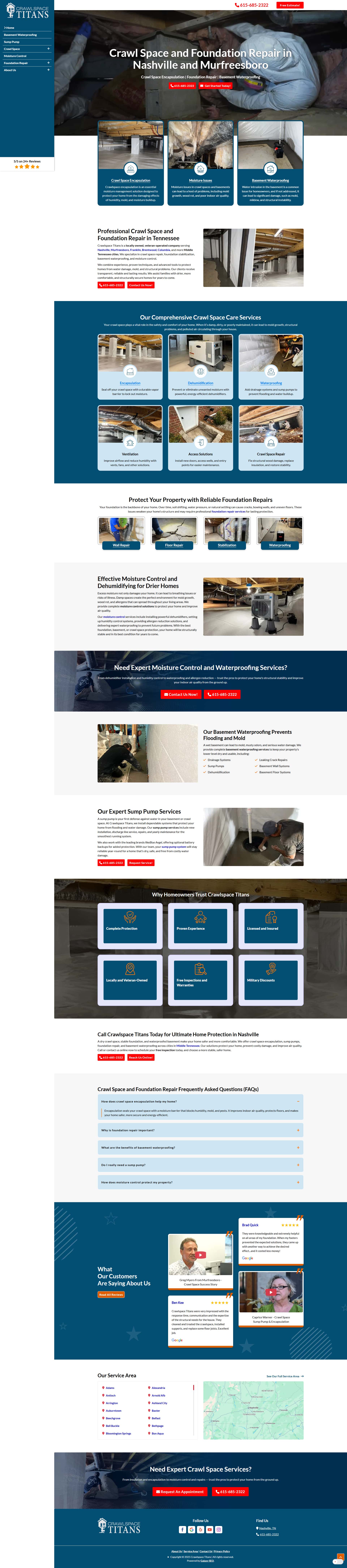 Current version of Crawlspace Titans