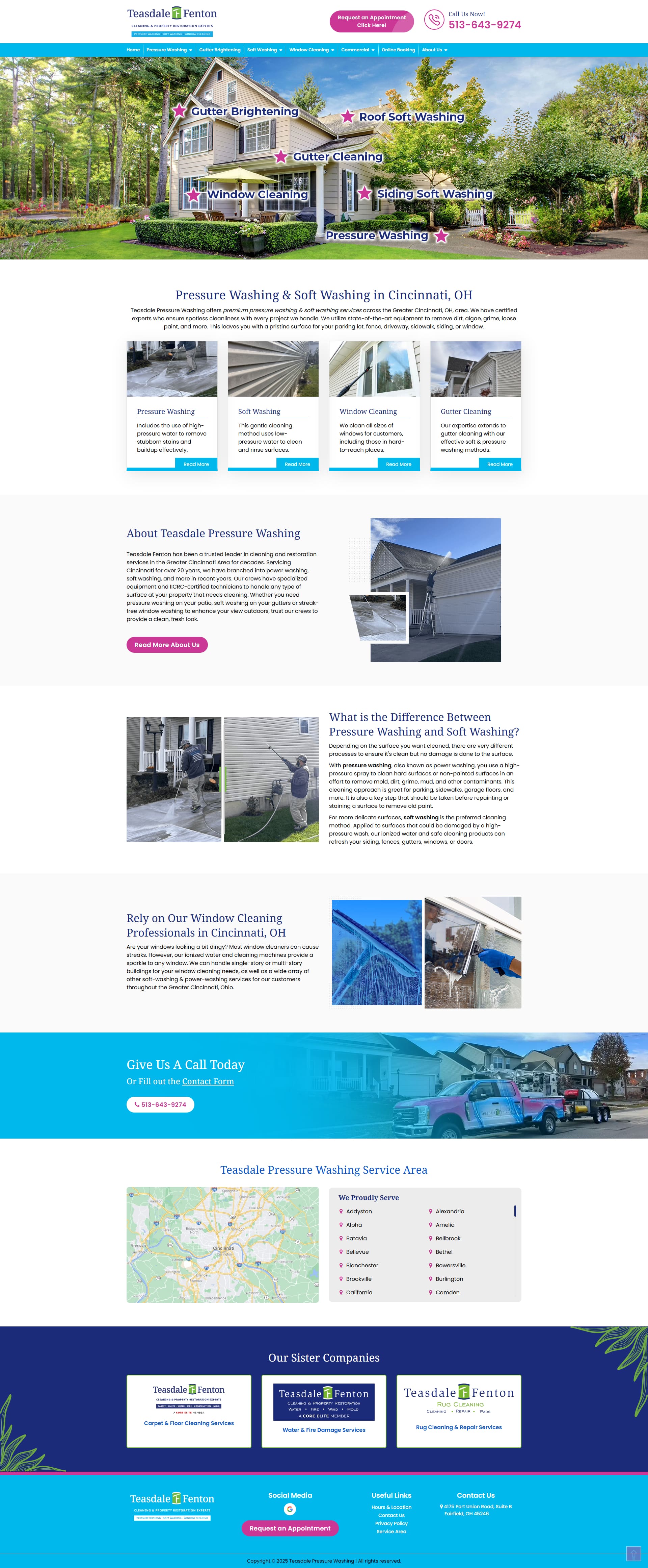 Overview of Teasdale Pressure Washing