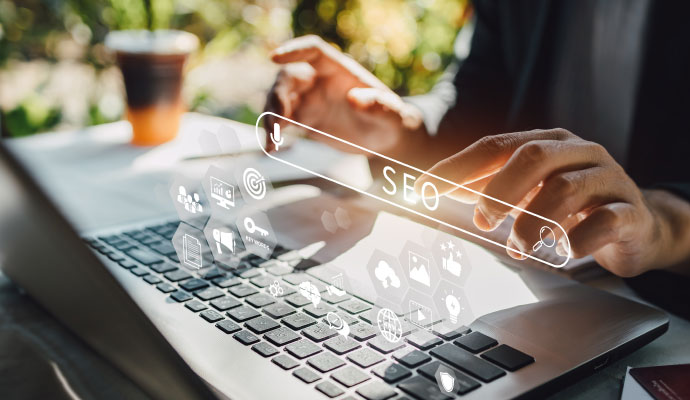 SEO digital marketing concept