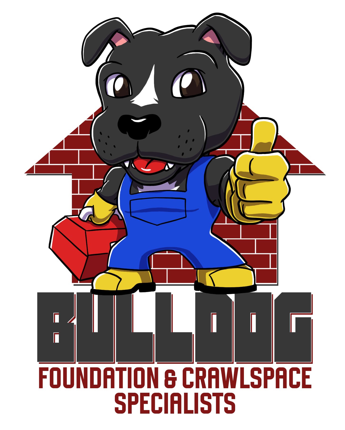 Bulldog Foundation Repair Logo