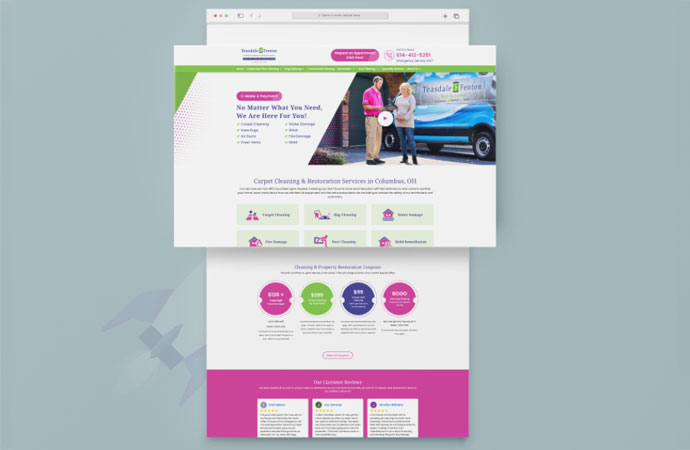 Home page of the Teasdale Fenton Columbus website